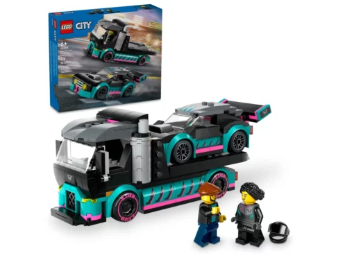 60406 - City - Autotransporter mit Rennwagen